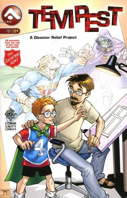 Tempest 1 - A Disaster Relief Project - No 01 - Salvation Army - Cape - Kid - Phil Jimenez, Rob Schwager