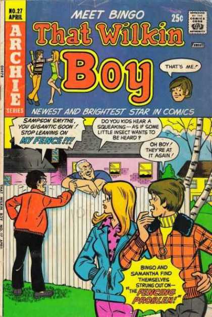 That Wilkin Boy 27 - Meet Bingo - Archie Comics - Fencing Problem - Sampson Smythe