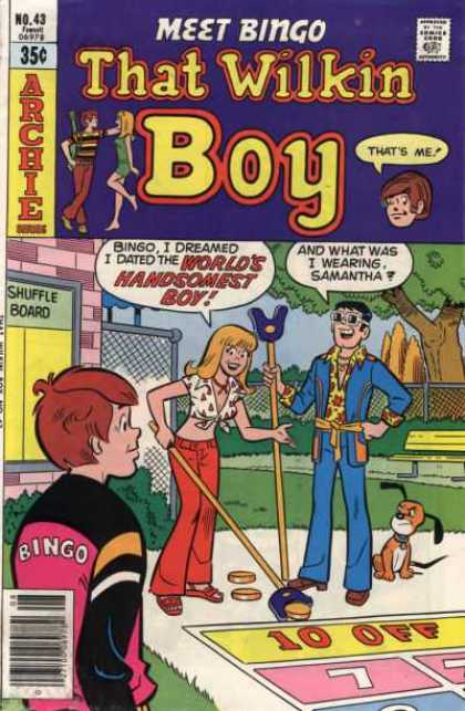 That Wilkin Boy 43 - Archie - Bingo - Samantha - Worlds Handsomest Boy - Shuffle Board