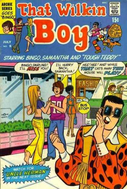 That Wilkin Boy 8 - Archie Series - Goes Bingo - 15c - July No 18 - Starring Bingo Samantha And Tough Teddy