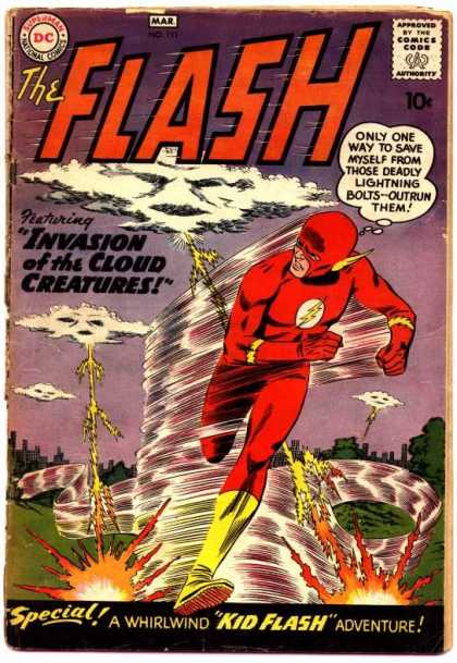 The Flash (1959) 111 - The Flash - March 1959 - Cloud Creatures - Dc Comics - Special Kid Flash Adventure