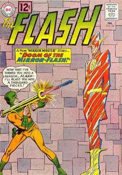 The Flash (1959) 126 - Mirror Master - Doom Of The Mirror-flash - Turned You Into A Mirror - Missile - Bazooka