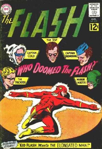 The Flash (1959) 130 - The Top - Captain Cold - Captain Boomerang - The Trickster - Mirror Master