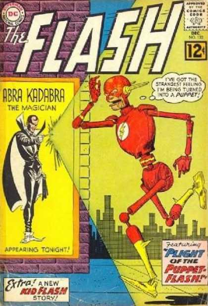 The Flash (1959) 133 - Abra Kadabra - Magician - Puppet - Transform - Kid