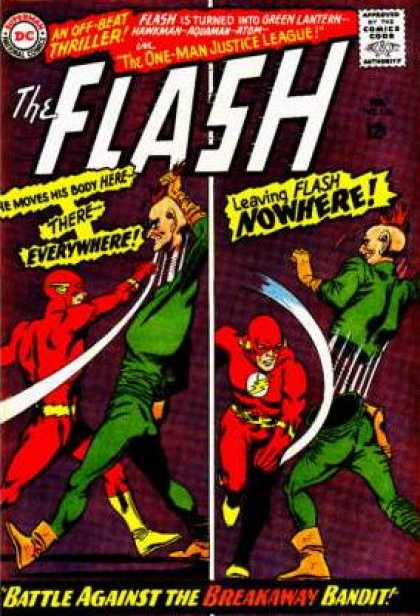 The Flash (1959) 158 - Thriller - The One Man Justice League - Everywhere - Nowhere - Breakaway