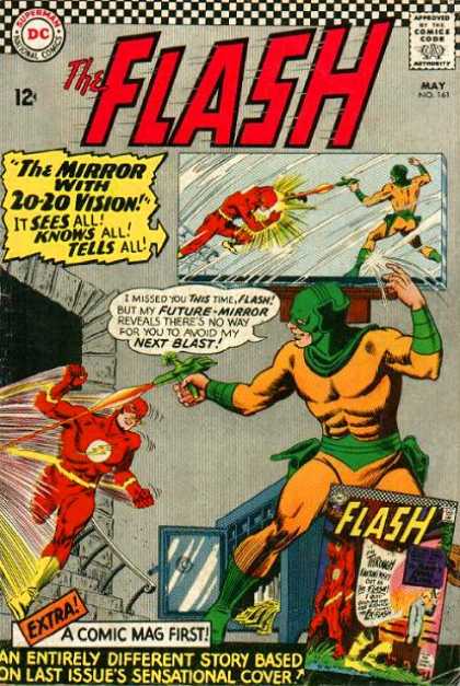 The Flash (1959) 161 - Flash - Dc - The Mirror With 20-20 Vision - Mirror - May 1959