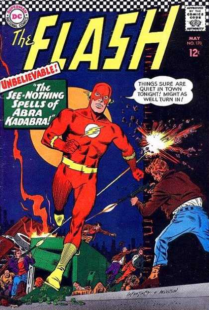 The Flash (1959) 170 - Men - Guns - The See Nothing Spells Of Abra Kadabra - Gunfight - Truck