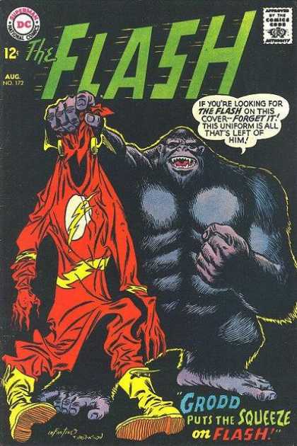 The Flash (1959) 172 - Superman - National Comics - Aug No172 - Approved By The Comics Code - Grodd Puts The Squeeze On Flash