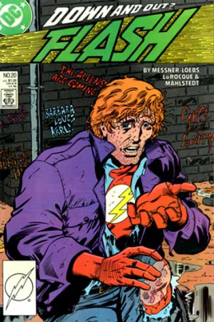 The Flash 20 - Dc - Down And Out - Approved By The Comics Code Authority - Messner Loebs - Mahlstedt