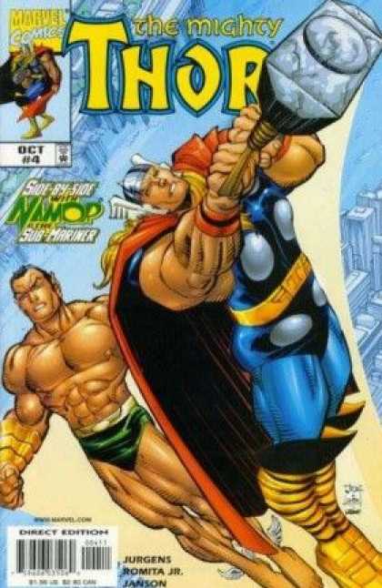 Thor (1998) 4 - Marvel Comics - Hammer - Superhero - God Of Thunder - Namor - John Romita
