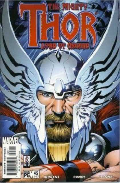 Thor (1998) 45 - Wings - Beard - Armor - Helmet - Wristband - Tom Raney