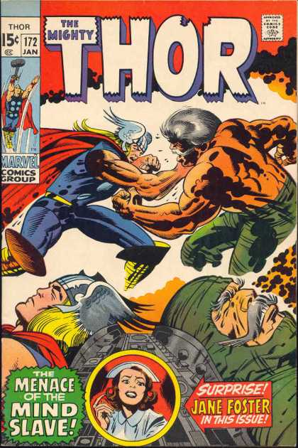 Thor 172 - Jane Foster - Jack Kirby
