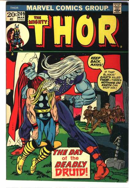 Thor 209 - Marvel Comics Group - March - 209 - The Day Of The Deadly Druid - Mallet