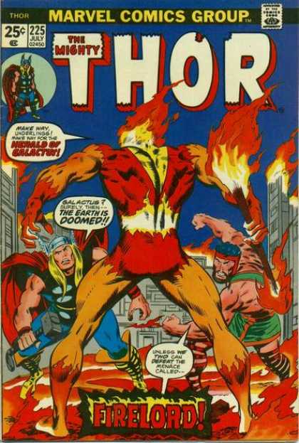 Thor 225 - The Mighty Thor - Fire - Fighting Men - Muscles - Masks