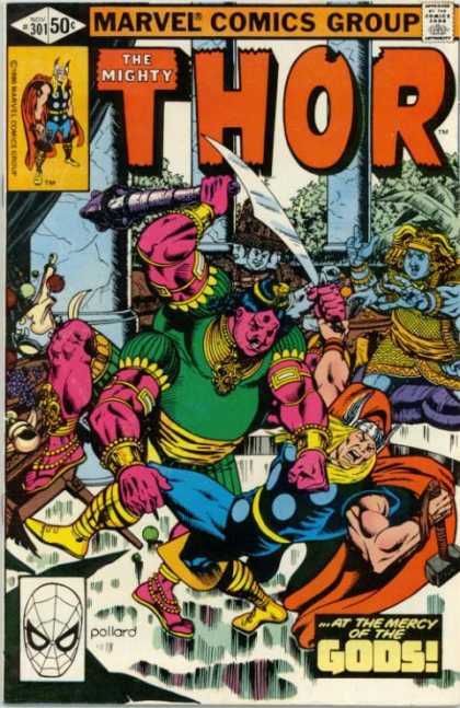 Thor 301 - Sword - Marvel Comics - Viking - Hindu - Club