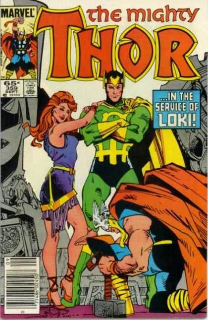 Thor 359 - Loki - Asgard - Marvel - Woman - Norse - Walter Simonson