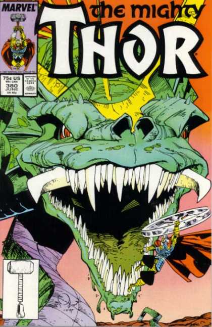 Thor 380 - Dragon - Teeth - Marvel - June - Comics - Walter Simonson