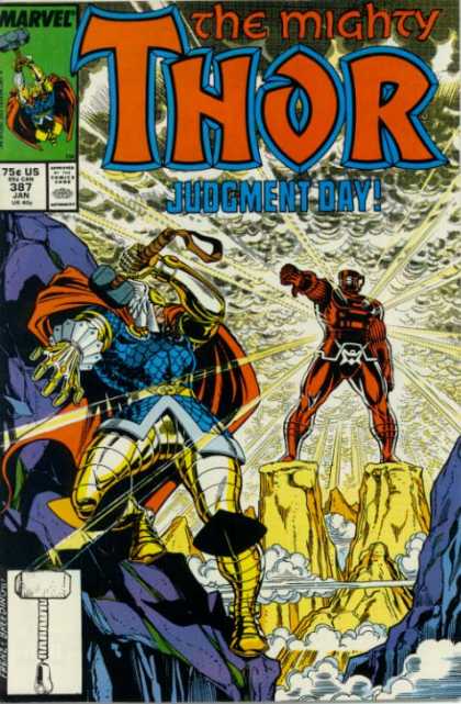 Thor 387 - Judgement Day - The Son Of Lightning - Thors Nemisis - Hammer Of Justice - The Big Fight