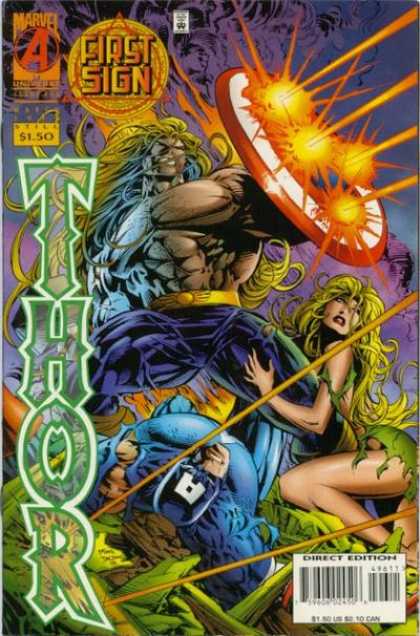 Thor 496 - First Sign - Shield - Fire - Woman - Warrior - Deodato Fiho