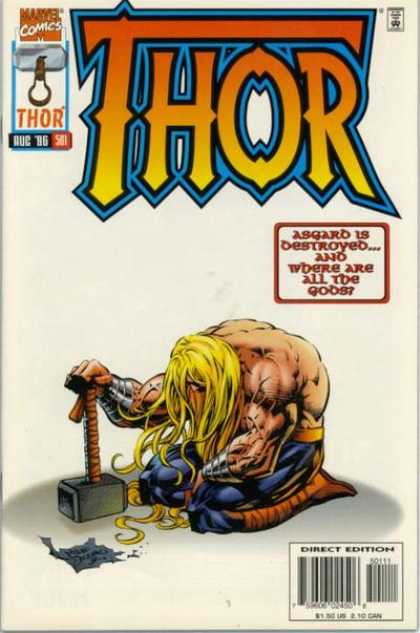 Thor 501 - Asgard - Destroyed - Gods - Collapsed - Mallet - Deodato Fiho