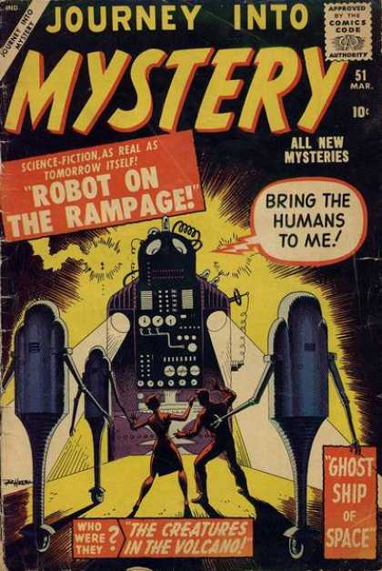 Thor 51 - All New Mysteries - Robot On The Rampage - Bring The Humans To Me - Ghost Ship Of Space - The Creatures In The Volvano