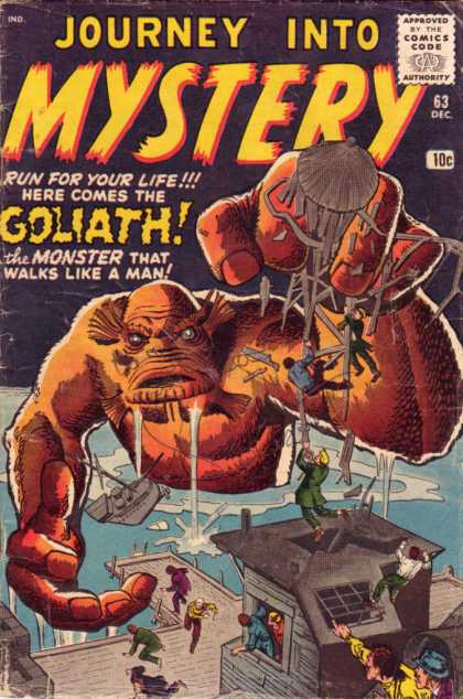 Thor 63 - Goliath - Journey Into Mystery - Monster - Dock - Water