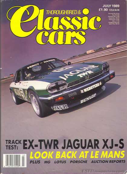 Thoroughbred & Classic Cars - July 1989