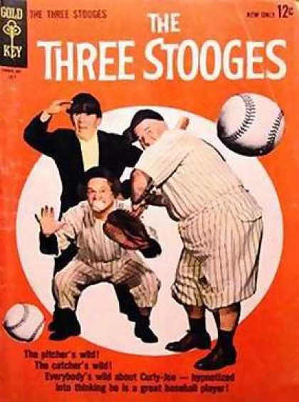 Three Stooges 13 - Larry - Curly - Moe - Baseball - The Pitchers Wild