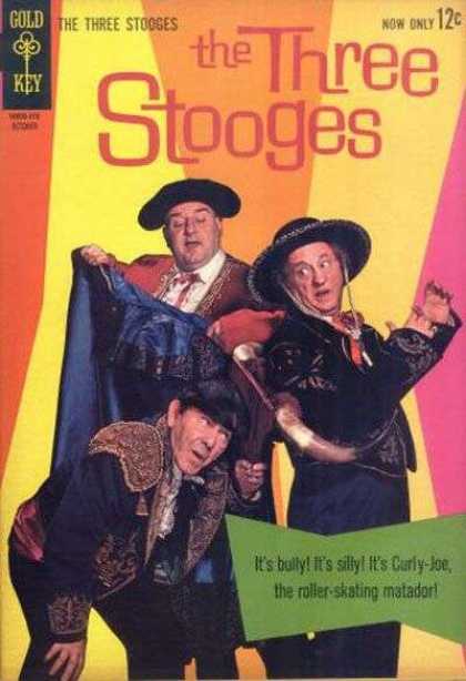 Three Stooges 14 - Gold Key - Now Only - Its Silly - Its Bully - The Roller