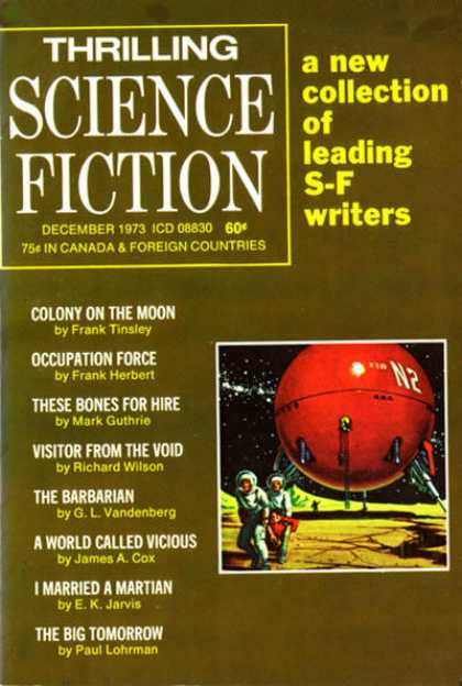 Thrilling Science Fiction - 12/1973