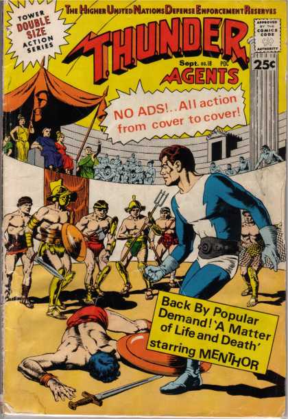 Thunder Agents 18 - Double Size - Action - Cover - Demand - Gladiators
