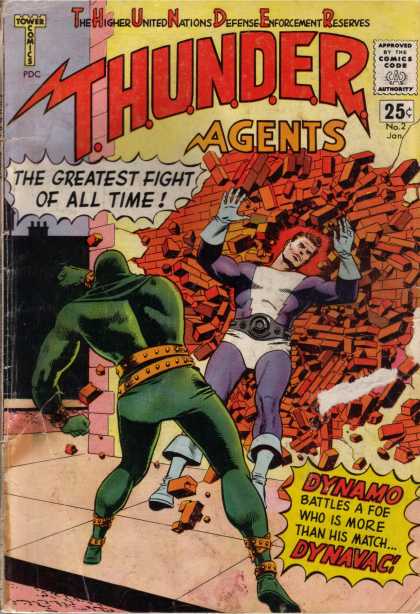 Thunder Agents 2 - Approved By The Comics Code Authority - The Greatest Fight Of All Time - Thunder - Dynamo - Dynavac