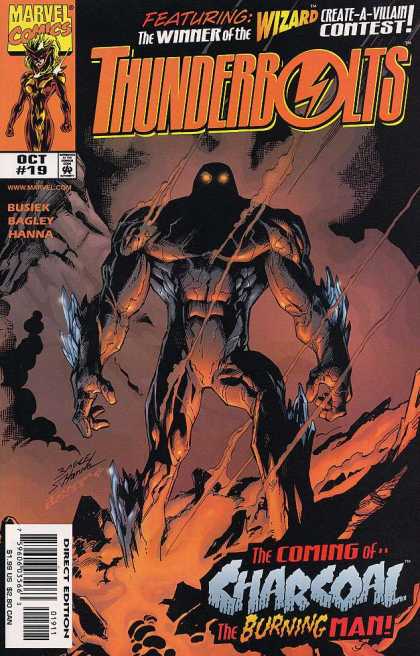Thunderbolts 19 - Charcoal - Wizard - Marvel Comics - Monster - Issue 19 - Mark Bagley