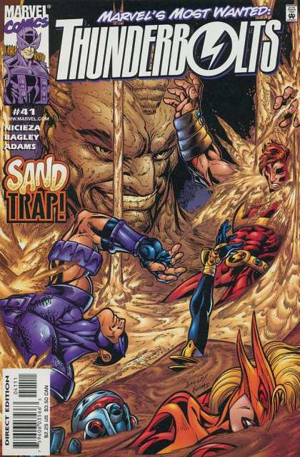 Thunderbolts 41 - Marvel - Number 41 - Sand Trap - Marvels Most Wanted - Direct Edition - Mark Bagley