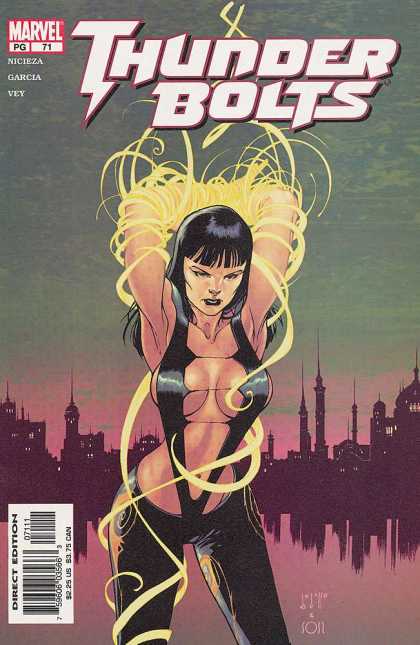 Thunderbolts 71 - Marvel - Woman - Costume - Buildings - City - Marcelo Sosa