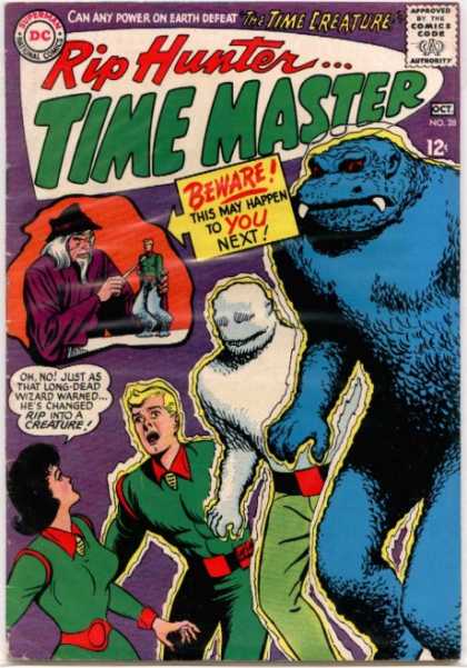 Time Master 28 - Superman National Comics - Approved By The Comics Code - Rip Hunter - Monster - Man