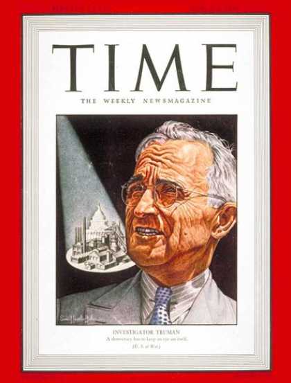 Time - Harry S. Truman - Mar. 8, 1943 - Vice Presidents - Politics