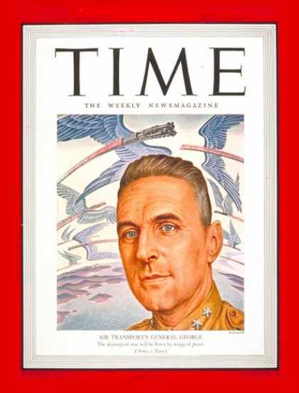 Time - Major General George - May 17, 1943 - World War II - Generals - Military