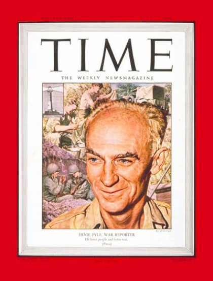 Time - Ernie Pyle - July 17, 1944 - Journalism - World War II