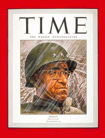 Time - Lt. Gen. Omar Bradley - Dec. 4, 1944 - Omar Bradley - World War II - Military -
