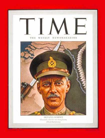 Time - Sir Miles C. Dempsey - Mar. 19, 1945 - Canada - Military