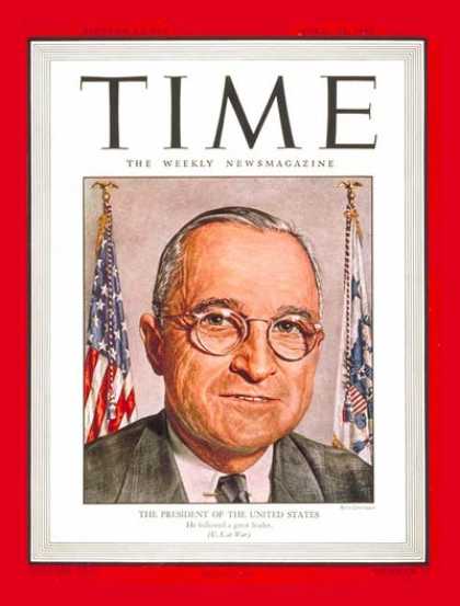 Time - Harry S. Truman - Apr. 23, 1945 - U.S. Presidents - Politics