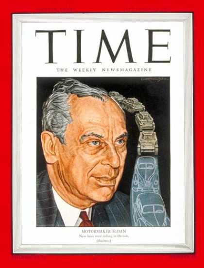 Time - Alfred P. Sloan - Sep. 24, 1945 - General Motors - Cars - Automotive Industry -