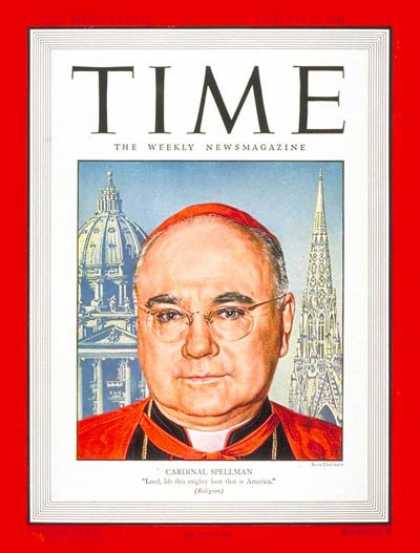 Time - Cardinal Spellman - Feb. 25, 1946 - Religion - Catholicism