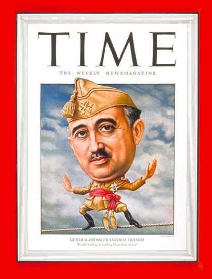 Time - Generalissimo Franco - Mar. 18, 1946 - Francisco Franco - Spain - Military - Wor