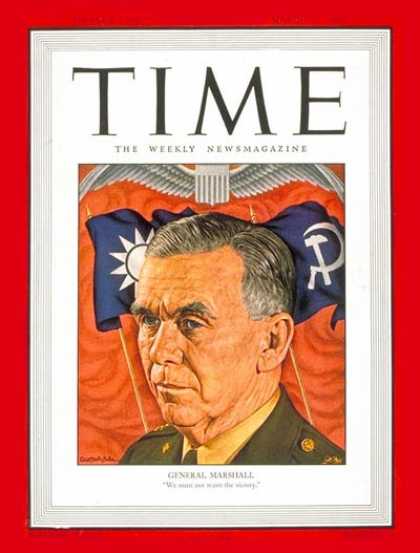 Time - General George C. Marshall - Mar. 25, 1946 - George Marshall - Army - Generals -