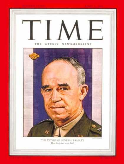 Time - General Omar Bradley - Apr. 1, 1946 - Omar Bradley - Army - Generals - Military