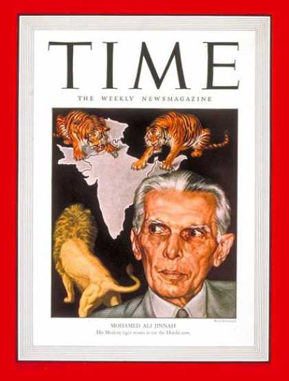 Time - Mohamed Ali Jinnah - Apr. 22, 1946 - India - Law