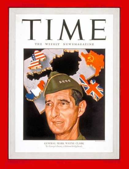 Time - General Mark W. Clark - June 24, 1946 - General M. W. Clark - Army - Generals -