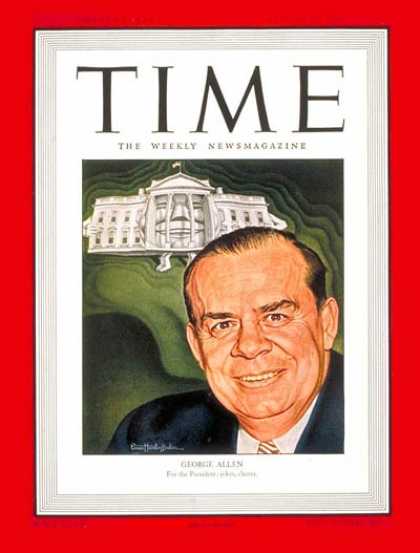 Time - George E. Allen - Aug. 12, 1946 - Congress - Senators - Politics